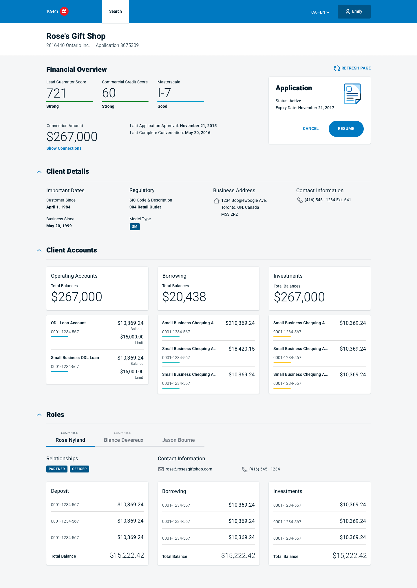 Client Profile